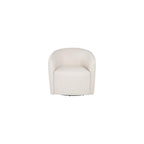 HomePop 360° Swivel Barrel Accent Chair - Midtone Gray Fabric
