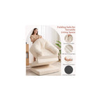 Folding Sofa Bed Convertible Sleeper Chair 2-in-1 Boneless Sofa