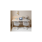 OSCHF 63-Inch Extra Long Desk with Storage Shelf, Warm White
