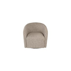 HomePop 360° Swivel Barrel Accent Chair - Midtone Gray Fabric