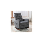 Modern Rocking Chair, One Size, Antique Gray