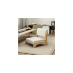 Meditation Chair with Back Support - Solid Wood Tatami Floor Chair for Living Room, Bedroom, Bay Window