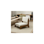 Meditation Chair with Back Support - Solid Wood Tatami Floor Chair for Living Room, Bedroom, Bay Window
