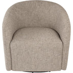 HomePop 360° Swivel Barrel Accent Chair - Midtone Gray Fabric